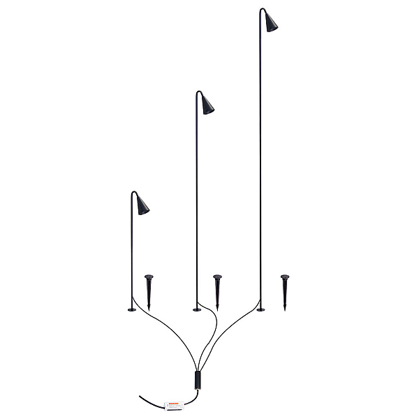 Ландшафтный светильник Arte Lamp Muliphein A1084PA-3BK