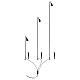 Ландшафтный светильник Arte Lamp Muliphein A1084PA-3BK