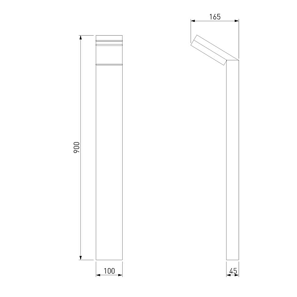 Ландшафтный светильник Elektrostandard Sensor 4690389175022