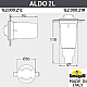 Грунтовый светильник Fumagalli Aldo 1L2.000.000.LXZ1L