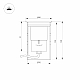 Грунтовый светильник Arlight ART-GROUND-ZOOM-R80-8W Day4000 051697