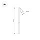 Ландшафтный светильник Arlight KT-HAREBELL-BOLL-H1145-3W Warm3000 (BK, 40 deg, 24V) 050690