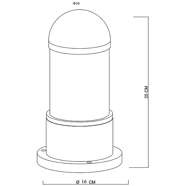 Уличный светильник Arte Lamp Coppia A5217FN-1BK