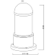 Уличный светильник Arte Lamp Coppia A5217FN-1BK