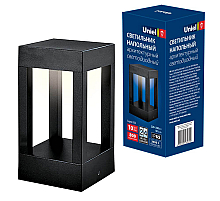 Уличный светодиодный светильник (UL-00006815) Uniel ULU-T03A-10W/3000K IP65 Black