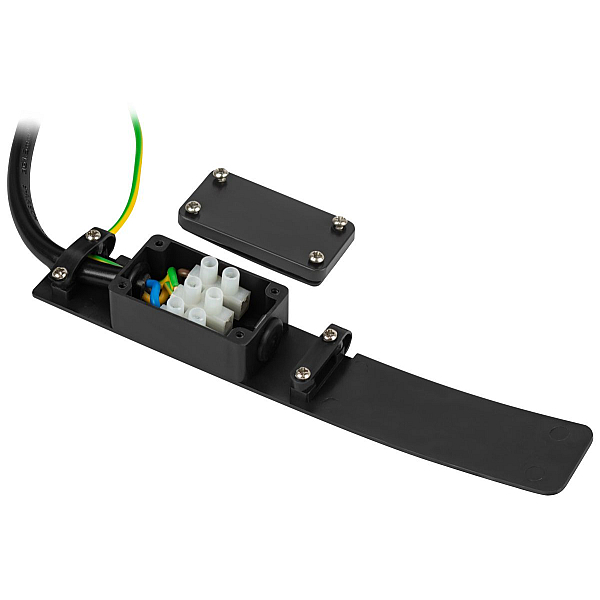 Ландшафтный светильник ЭРА Беллона GBF-103-1-BL-0450 230В Е27 IP54 черный с розеткой Б0071047