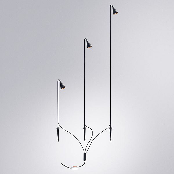 Ландшафтный светильник Arte Lamp Muliphein A1084PA-3BK