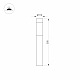 Ландшафтный светильник Arlight LGD-STEM-BOLL-H500-10W Warm2700 (GR, 185 deg, 230V) (IP65 Металл) 064682