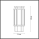 Уличный светильник Odeon Light Nature Gino 4048/1B