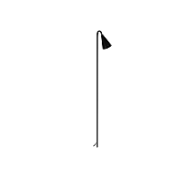 Ландшафтный светильник Arlight KT-HAREBELL-BOLL-H450-3W Warm3000 (BK, 40 deg, 24V) 050688