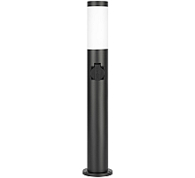 Ландшафтный светильник ЭРА Беллона GBF-103-1-BL-0650 230В Е27 IP54 черный с розеткой Б0071048