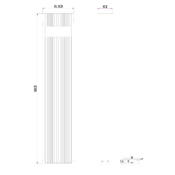 Уличный светодиодный светильник Arte Lamp Arneb A2148PA-1BK