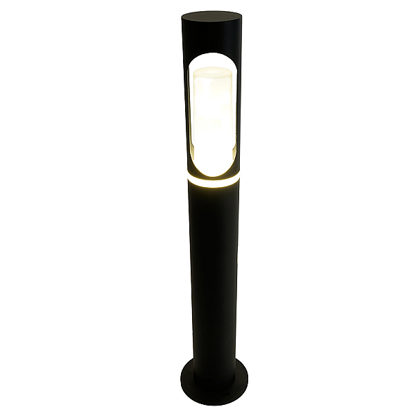 Светильник садово-парковый Feron DH1105, 15W, GU10,230V, черный (столб) 51231