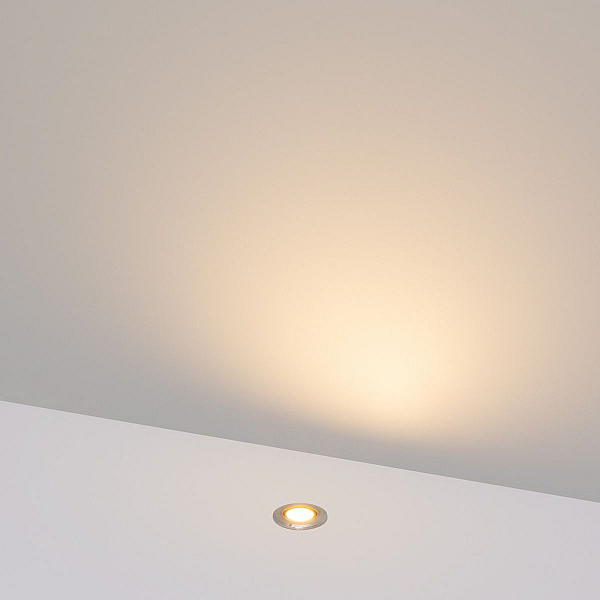 Ландшафтный светильник Arlight ART-PELURU-GROUND-R23-1W Warm3000 (SL, 100 deg, 24V) (IP67 Металл) 057833