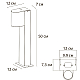 Уличный светильник Arte Lamp Compass A3102FN-1BK