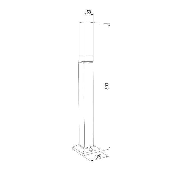 Ландшафтный светильник Elektrostandard 1537 TECHNO LED 3000K чёрный 4690389219214 a072069