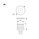 Грунтовый светильник Arlight ART-GROUND-R40-3W Warm3000 (SL, 36 deg, 24V) 048820