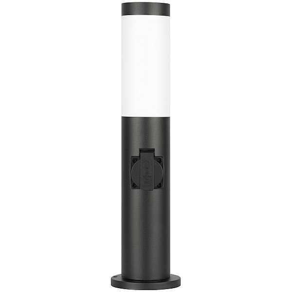 Ландшафтный светильник ЭРА Беллона GBF-103-1-BL-0450 230В Е27 IP54 черный с розеткой Б0071047