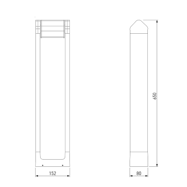 Ландшафтный светильник Elektrostandard DORS 35163/F черный 4690389219313 a072078