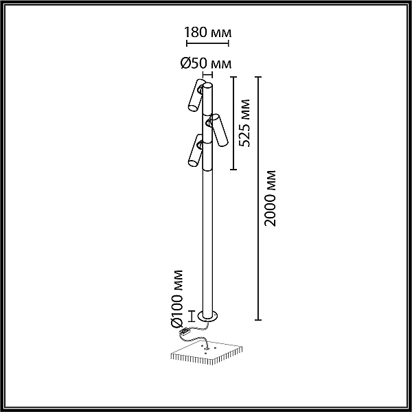 Ландшафтный светильник Odeon Light Nature Alta 7204/30GL