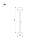 Ландшафтный светильник Arlight KT-MUCENA-BOLL-A-H350-1W Warm3000 (WH, 85 deg, 24V) 050669