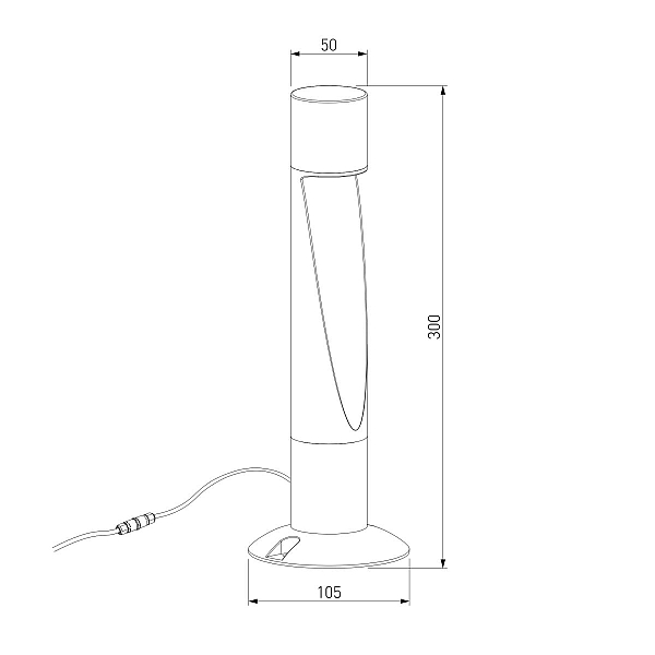 Ландшафтный светильник Elektrostandard Recess 35177/S черный 4690389219412 a072095