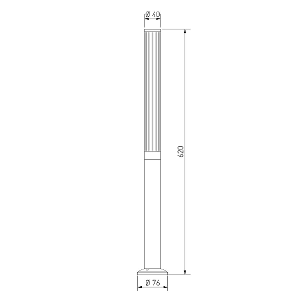 Ландшафтный светильник Elektrostandard Peak 35196/F черный 4690389218897 a071902