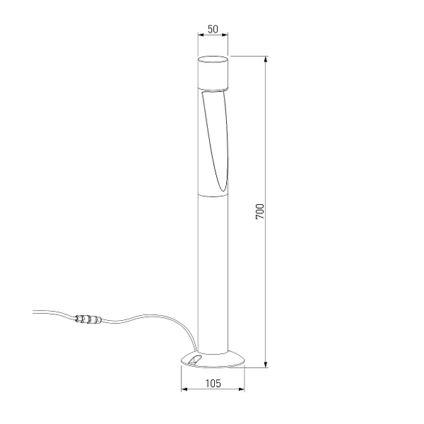 Ландшафтный светильник Elektrostandard Recess 35177/F черный 4690389219382 a072094