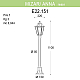 Уличный светильник Fumagalli Mizarr/Anna E22.151.000.WYF1R