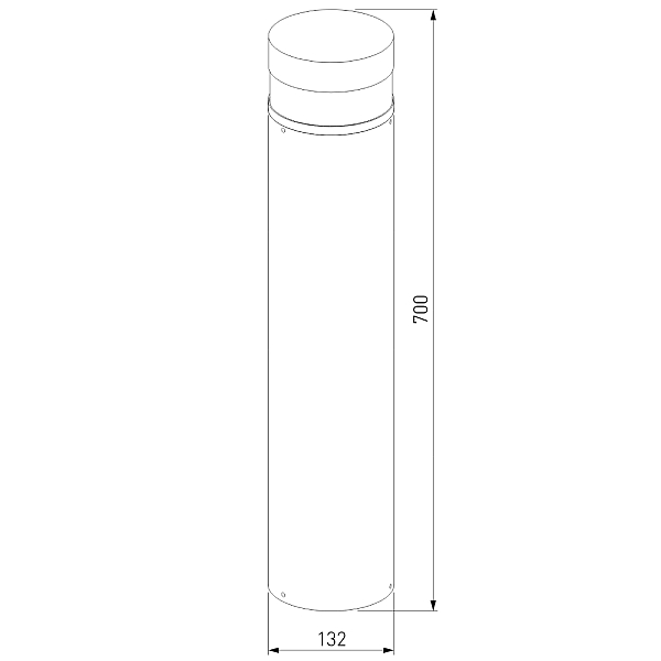 Уличный светодиодный светильник Elektrostandard 1532 Techno Led серый 4690389163272
