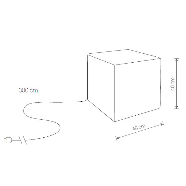 Уличный светильник Nowodvorski Cumulus Cube 8966