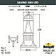 Садовый светильник Fumagalli Sauro D15.553.000.LXD1L.CRB