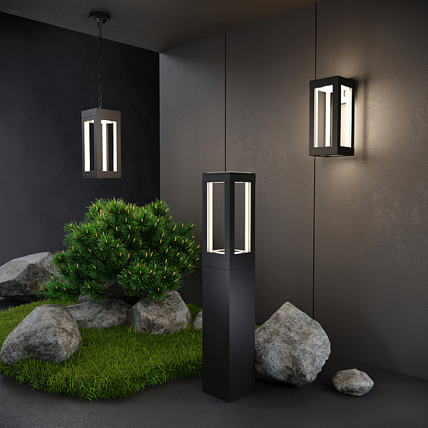 Ландшафтный светодиодный светильник Elektrostandard Frame 1529 TECHNO LED черный 4690389172380 a051859