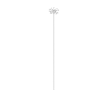 Ландшафтный светильник Arlight KT-DANDEL-BOLL-H705-0.5W Warm3000 (WH, 24 deg, 24V) 050679