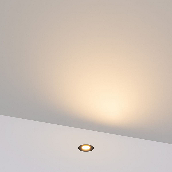 Ландшафтный светильник Arlight ART-PELURU-GROUND-R23-1W Warm3000 (GR, 100 deg, 24V) (IP67 Металл) 057831