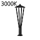 Уличный светодиодный светильник Odeon Light Nature Bearitz 6655/12GL3