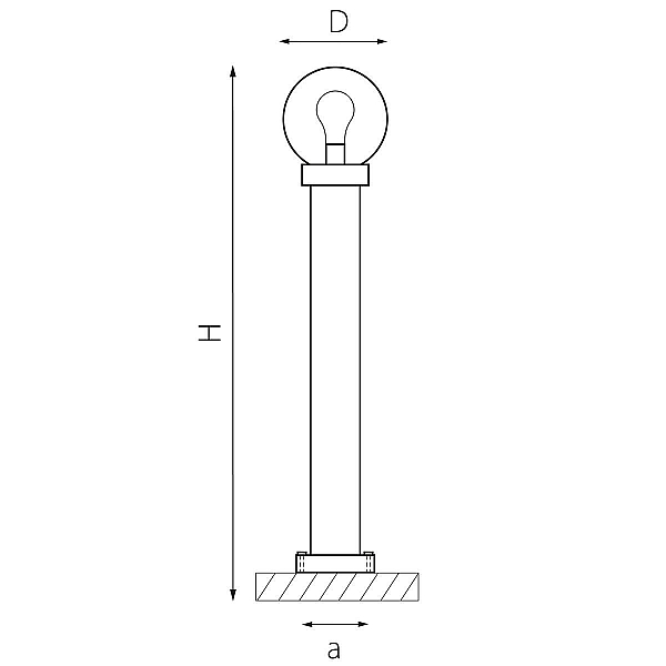 Уличный светильник Lightstar Bolla 373710