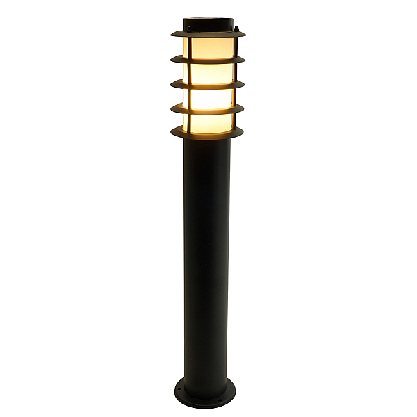 Светильник садово-парковый Feron DH047-650, Техно столб, 18W E27 230V, черный 51528