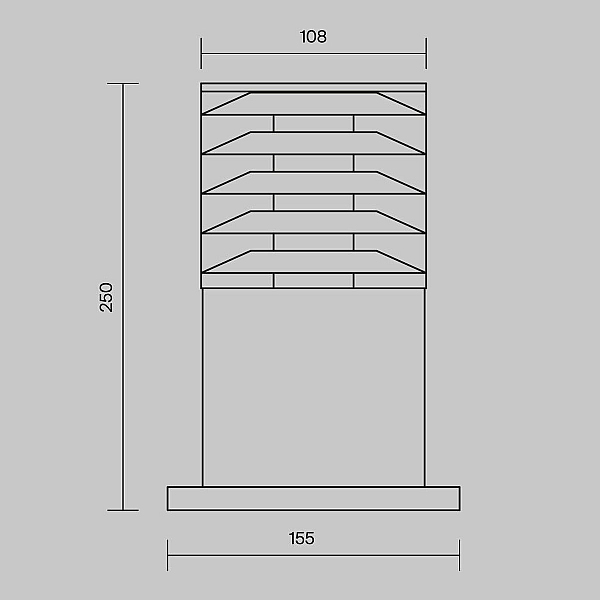 Ландшафтный светильник Maytoni Outdoor O576FL-01GR