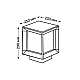 Ландшафтный светильник Italline IT7015