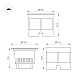 Ландшафтный светильник Arlight LTD-DAFNA-GROUND-R180-25W Warm3000 (SL, 35 deg, 230V) (IP67 Металл) 056554