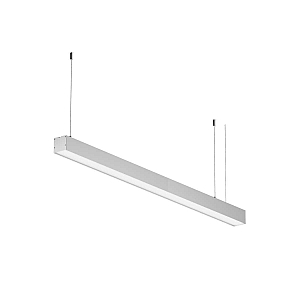 Линейный подвесной светильник Maytoni Technical 4000K 50x50 (Серебро, 1 м) LL312020