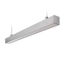 Линейный подвесной светильник Uniel ULO-K10D 40W/4000K/L100 IP65 SILVER UL-00012021