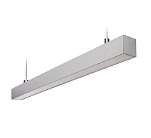 Линейный подвесной светильник Uniel ULO-K10D 40W/4000K/L100 IP65 SILVER UL-00012021