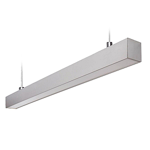 Линейный подвесной светильник Uniel ULO-K10D 40W/4000K/L100 IP65 SILVER UL-00012021