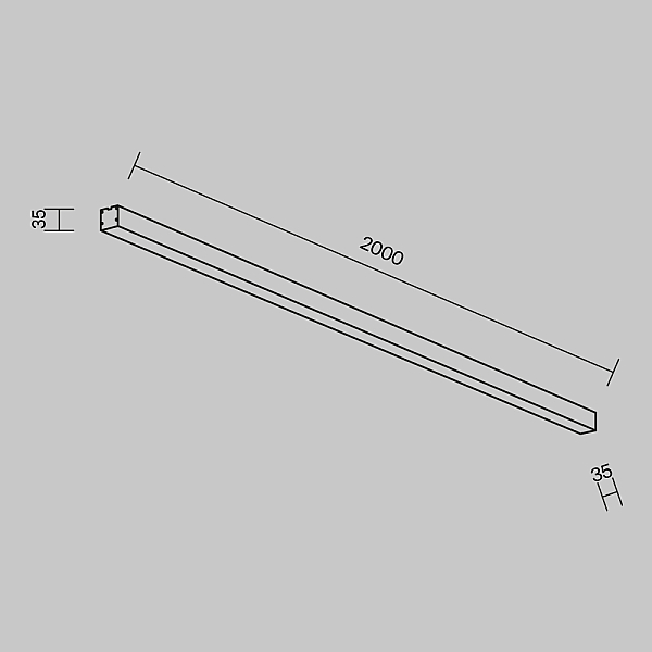 Линейный светильник Maytoni Technical LL311007