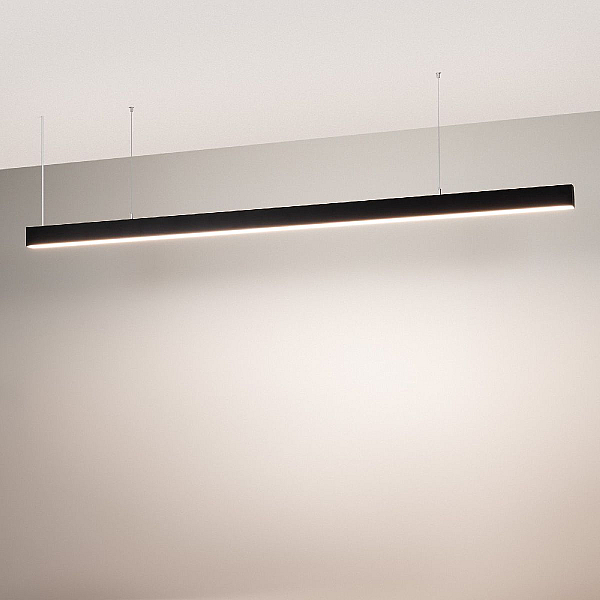 Линейный подвесной светильник Arlight SP-LINE-HANG-4970-L1960-62W Day4000 (RAL9005, 120 deg, 230V) 049162