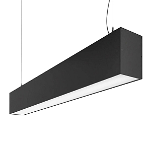 Линейный подвесной светильник Uniel ULO-K10D 52W/5000K/L120/H IP40 BLACK UL-00013175