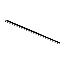 Линейный встраиваемый светильник Maytoni Technical 3000K 50x35 (Черный, 2 м) LL313015