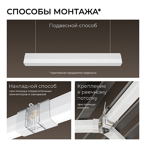 Линейный накладной светильник Apeyron 30-59